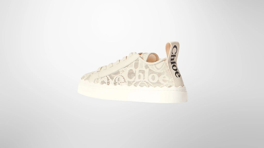 Baskets Chloé en Dentelle éphémère paris