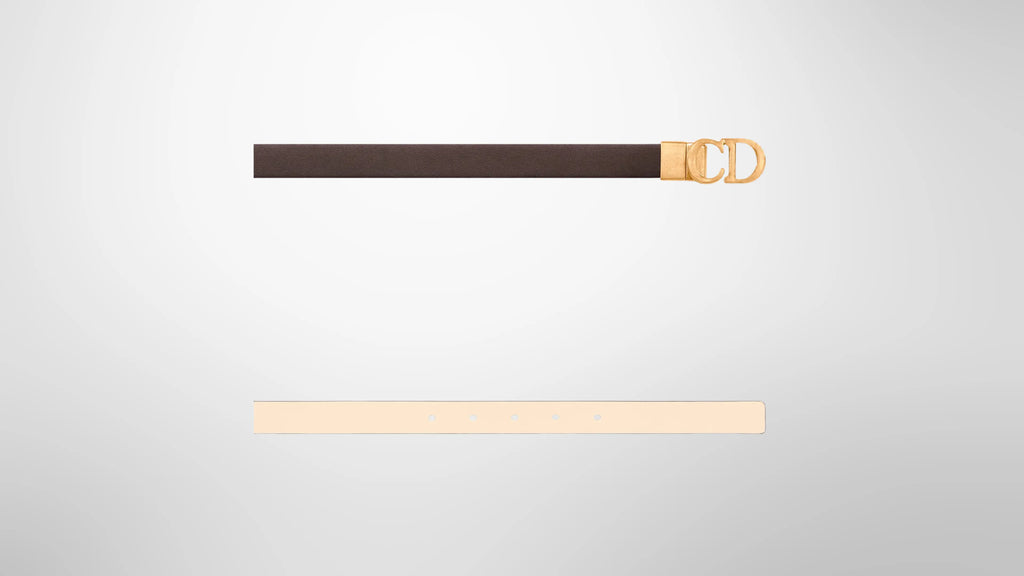 Ceinture Dior Saddle Réversible éphémère paris