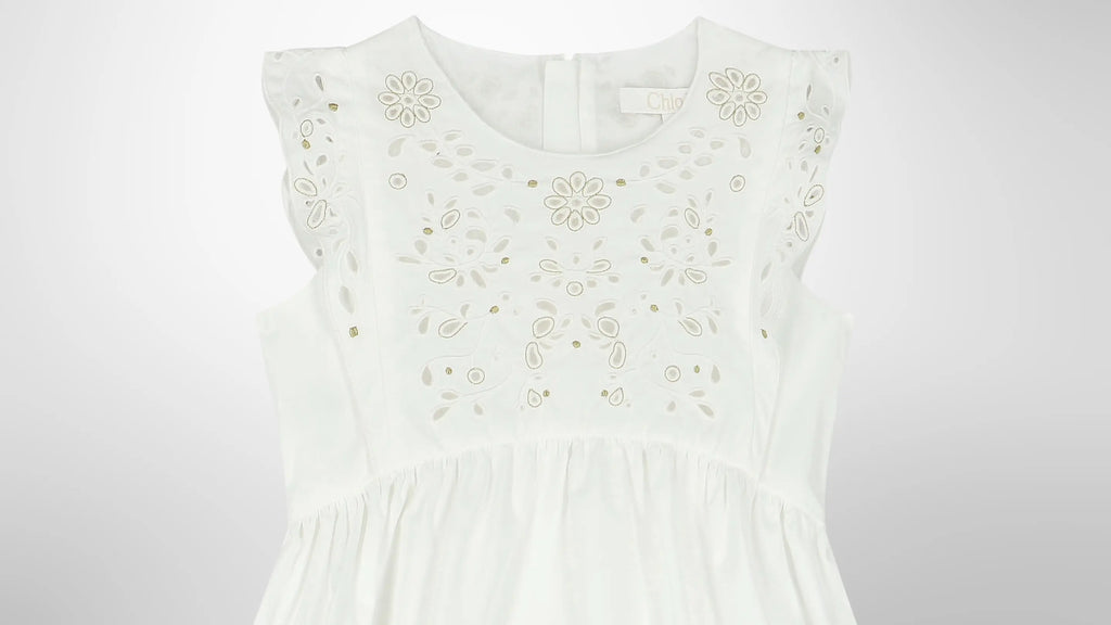 Robe Chloé Broderie Anglaise éphémère paris