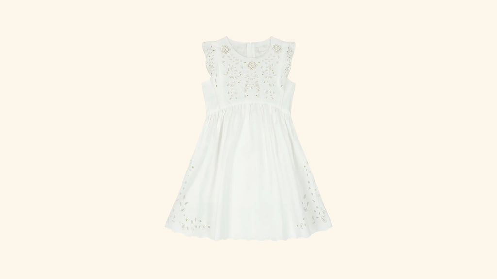 Robe Chloé Broderie Anglaise éphémère paris