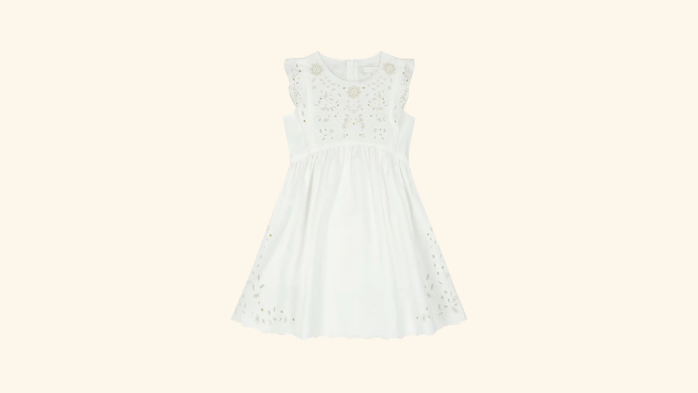 Robe Chloé Broderie Anglaise éphémère paris