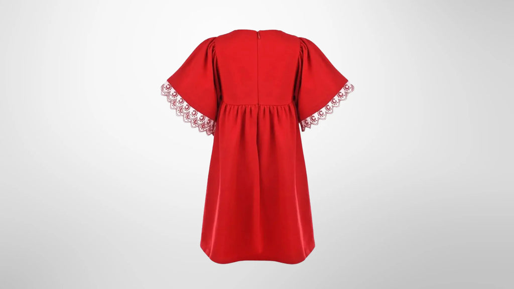 Robe Chloé rouge éphémère paris