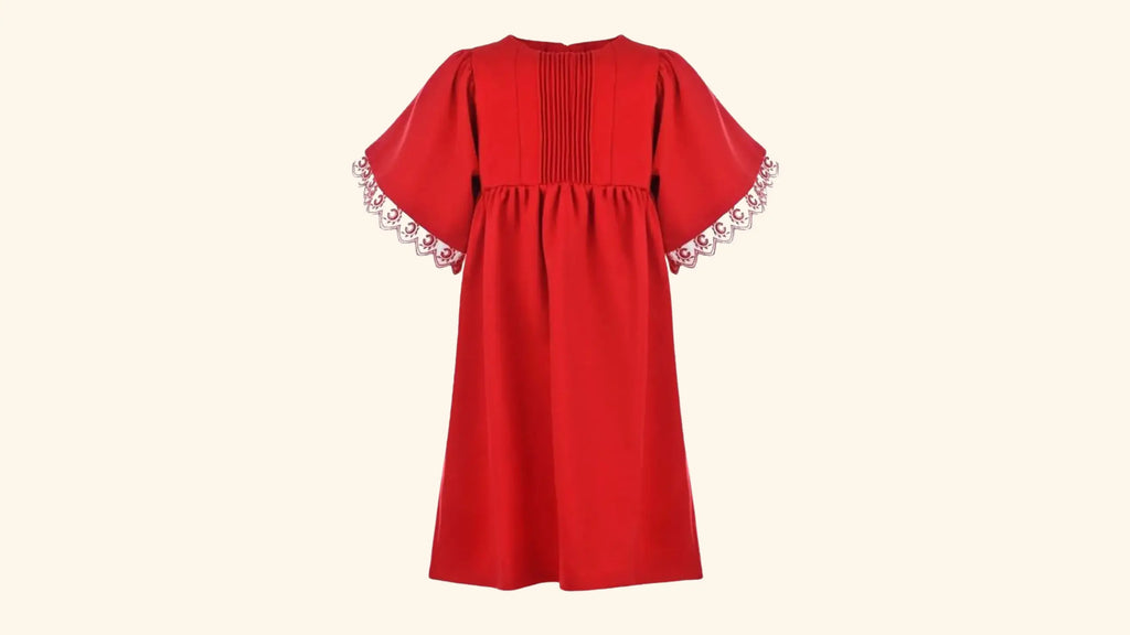 Robe Chloé rouge éphémère paris