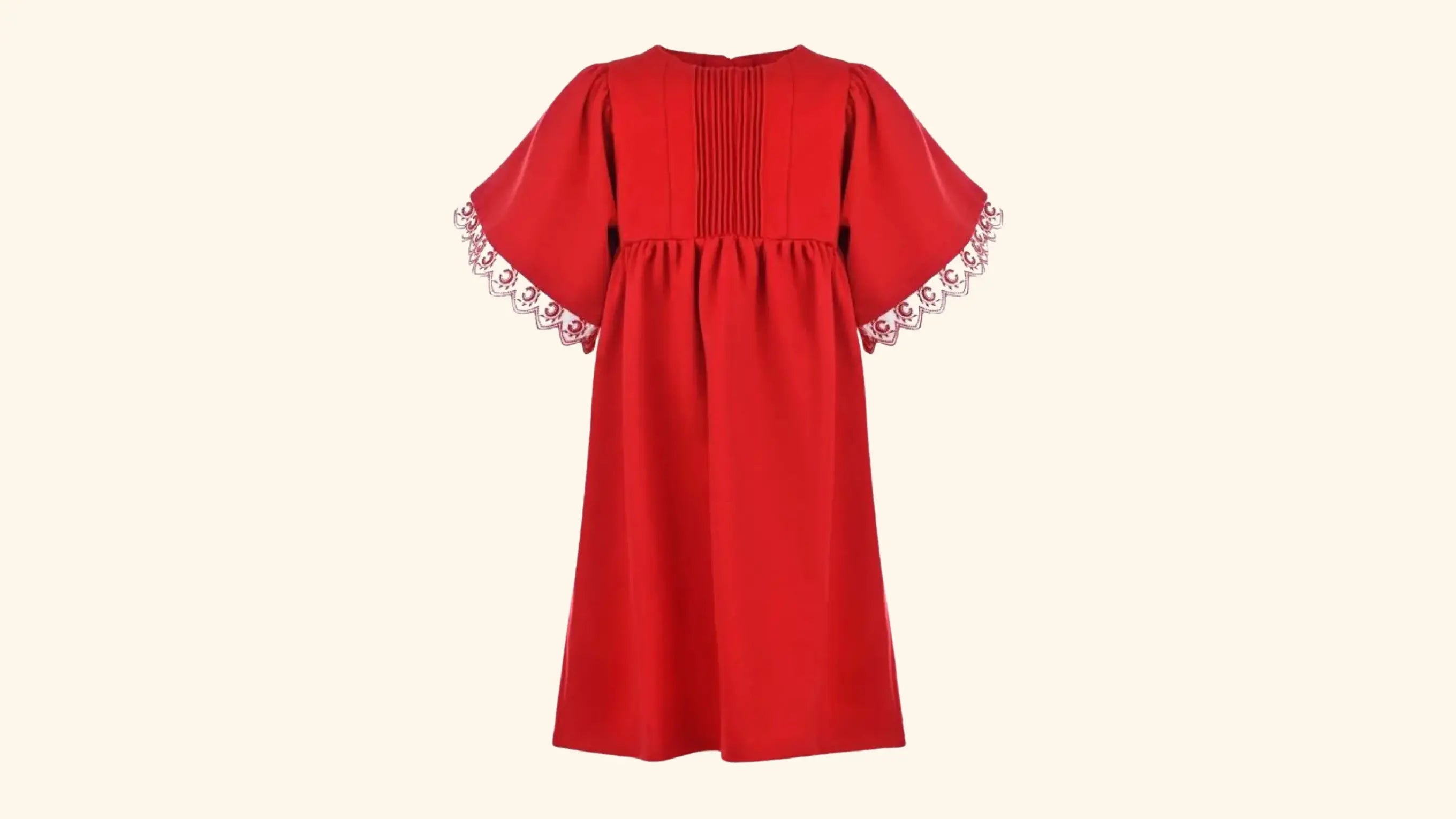 Robe Chloé rouge éphémère paris