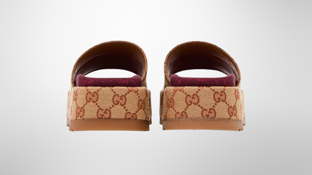 Sandales Gucci GG Slide à Plateforme éphémère paris